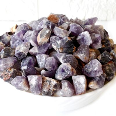 1Pc Amethyst Rough Stone ~ 1 inch Raw Crystals