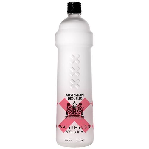 UNIQUE  PREMIUM Watermelon Vodka from Amsterdam in iconic bottle, bestseller