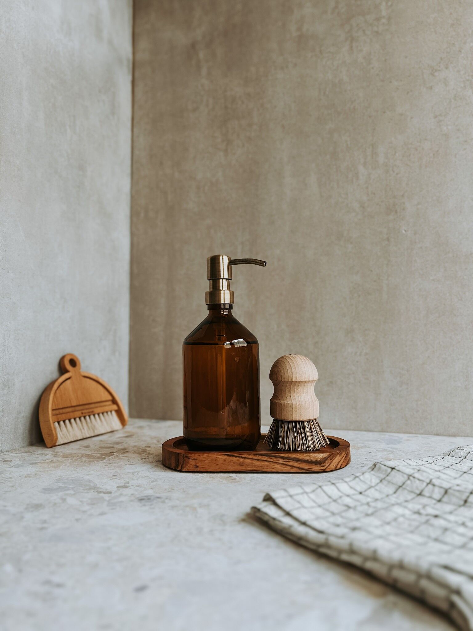 Bottiglia Senza Etichetta Ambrata