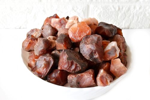 1Pc Carnelian Rough Stone ~ 1 inch Raw Crystals