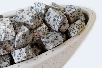 1Pc Dalmatian Jasper Rough Stone ~ 1 inch Raw Crystals 4