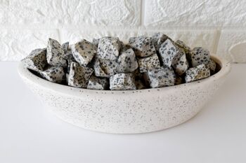 1Pc Dalmatian Jasper Rough Stone ~ 1 inch Raw Crystals 7