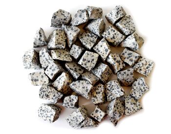 1Pc Dalmatian Jasper Rough Stone ~ 1 inch Raw Crystals 10