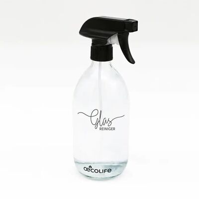 Glass bottle for glass cleaner