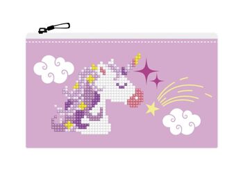 Trousse DOTZIES à diamanter - Modèle licorne rose