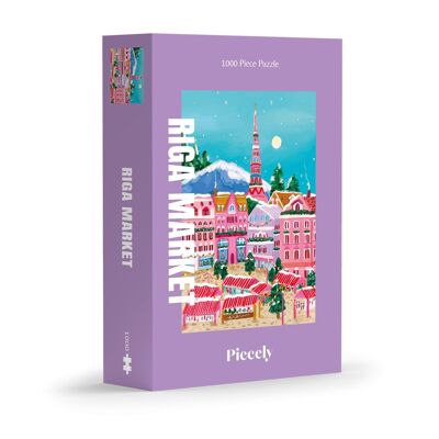 Puzzle Riga Market, 1000 pieces