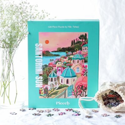 Puzzle Santorini Sun, 500 Teile