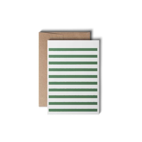 Stripetown Green Eco, Grußkarte