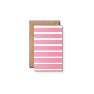 Stripetown rosa, Geschenkkarte