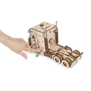 DIY Eco Wood Art Puzzle 3D en bois Truck Road King, 3236, 29,3 × 13,2 × 17,5 cm 2