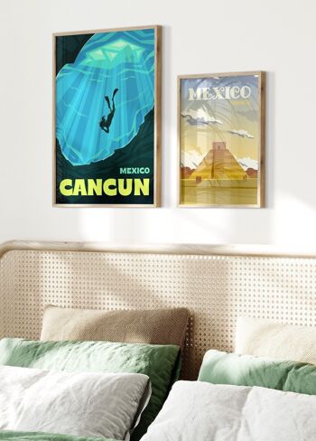 Affiche ville Cancún 4