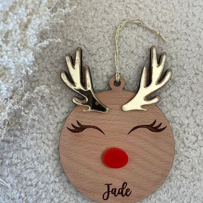 Personalized Christmas bauble "Queen"