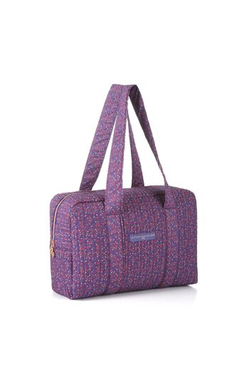 Week eng bag matelassé liberty prune