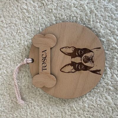 Personalized Christmas bauble "Dog"
