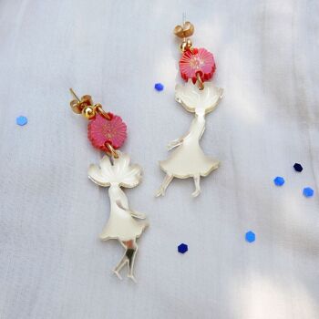 BOUCLES D'OREILLES BALLERINE 5