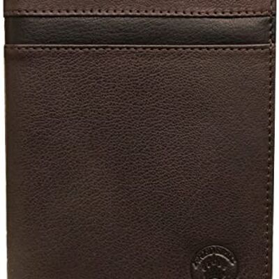 Large Men's Wallet - Men's Wallet (Brown/Black)