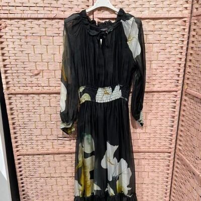 Beautiful Long Silk Dress with Great Quality and Extra Soft