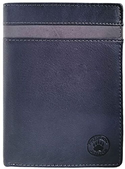 Grand Portefeuille Homme - Portefeuille Homme (Bleu/Blanc)