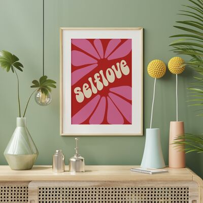 Printed message poster - Selflove