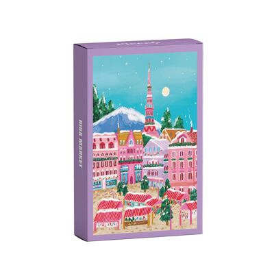 Mini rompecabezas Mercado de Riga, 99 piezas