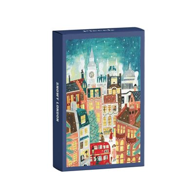 Mini puzzle Londra nevosa, 99 pezzi
