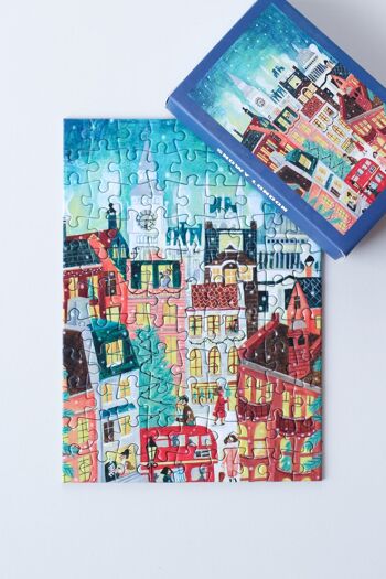 Mini puzzle Londres enneigé, 99 pièces 5
