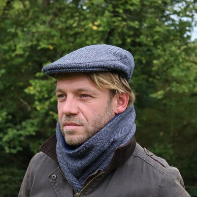 Brenin Tweed Flat Cap and Neck Warmer Set