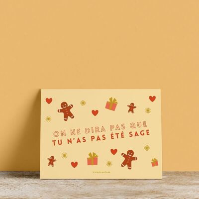 Tarjeta de Navidad - Galletas