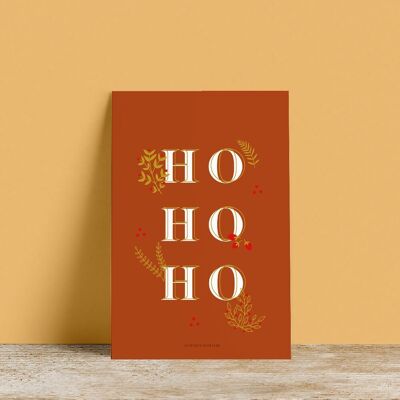 Weihnachtskarte - Ho ho ho