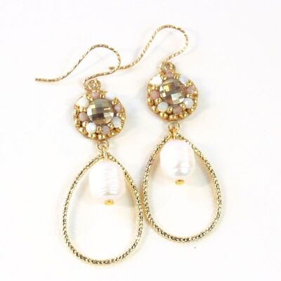 Elvire earrings - Mother-of-pearl