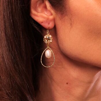 Boucles d'oreilles Elvire - Nacre 2