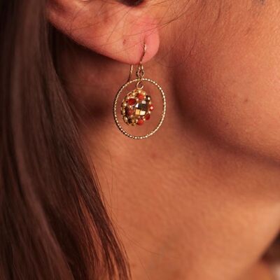 Lise earrings - Jasper