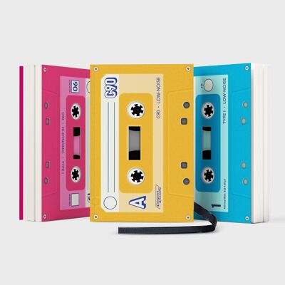 Cassette Tape Notebook (pack of 3)