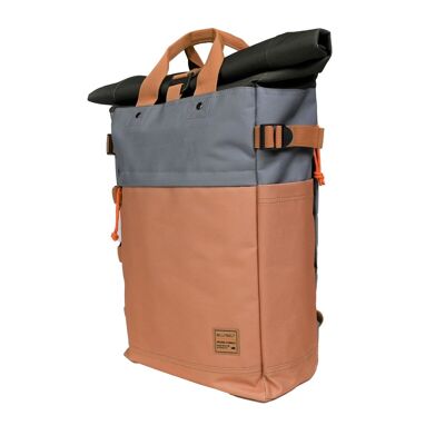 100% recycled polyester Roll-top backpack - Baroudeur