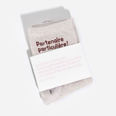 Chaussettes "Partenaire particulière !"