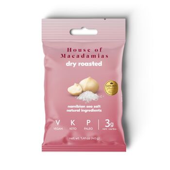 Boîte de variétés de noix de macadamias 12 x 1,41 oz 2