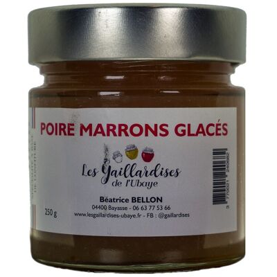 Erlesener Geschmack: Glasierte Birnen-Kastanien-Marmelade