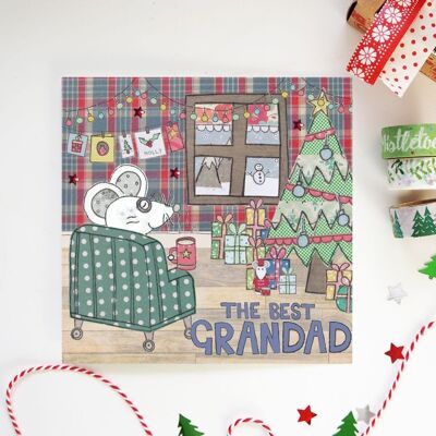 Carte de Noël grand-père