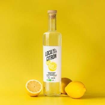 LOCA - CITRON 20% Liqueur crème de citron Limoncello bio 1