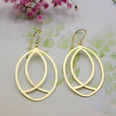 Earring Farah 925 silver gold plated
