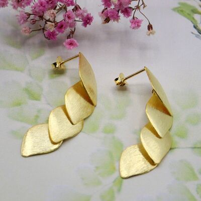 Earring Hülya 925 silver gold-plated