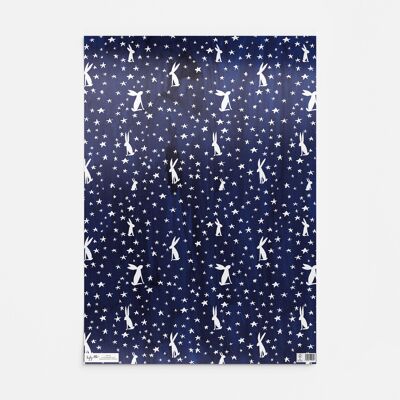 HW140 Bright Star Hares Giftwrap