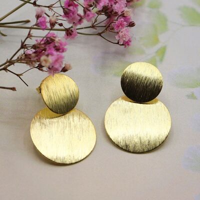 Earring Arabella 925 silver gold plated