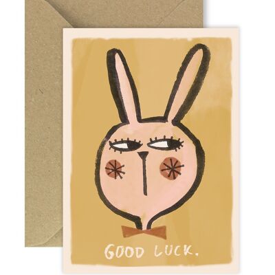 Good luck greeting card A6