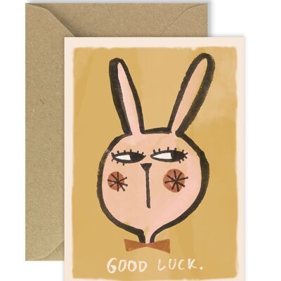 Good luck greeting card A6