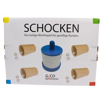 GICO Schocken Set Complet - Couverts Shock, 4 gobelets à dés avec dés - Jule Meiern Maxen Mörkeln - 7959 2