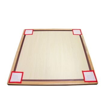 Jeu de société Carrom Synco tournoi 83 cm avec accessoires complets, sac de transport et poudre lubrifiante - 2983 5