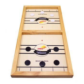 Hockey Sling Puck Game Table Hockey - Le jeu de société rapide en bois - 2912 1