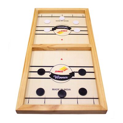 Hockey Sling Puck Game Table Hockey - El juego de mesa rápido hecho de madera - 2912