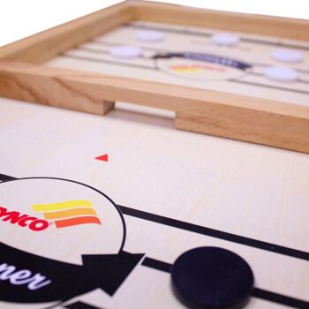 Hockey Sling Puck Game Table Hockey - Le jeu de société rapide en bois - 2912 3